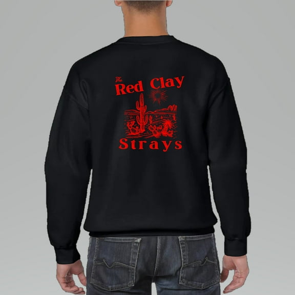 The Red Clay Strays shirt merch SWEATSHIRT, for men & women, up to size 5XL.