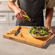 John Boos R-Board Reversible Wood Cutting Board, 18 x 12 x 1 1/2, Maple