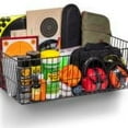 thumbnail image 3 of Rack'Em 9083-B Mount Anywhere Black Wire Basket 24"x6"x6" Provides Versatile Storage All Of Your outdoor Gear, Supplies and Organizational Needs., 3 of 3