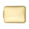 thumbnail image 5 of Unique Bargains 1 Pc Women Rectangular Folding Makeup Mirror for Travel Gold Tone, 5 of 5