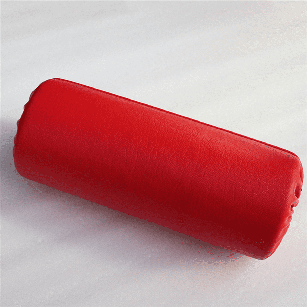 2X PU Leather Foam Foot Pad Sponge Roller Support Workout Exercise Equipment for Home Gym Weight Bench Workout Machine,2 x Foam Foot Pad Roller for Fitness Equipment,Red