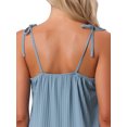 thumbnail image 5 of NOMADIC NOOK Women Sleeveless Lingerie Lace Nightgown Thigh Length Solid Sleepdress X-Small Black 2 Pack Blue Large, 5 of 6