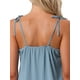 thumbnail image 5 of Noche de encaje sin mangas para mujeres INSPIRE CHIC, longitud hasta el muslo, vestido de dormir sólido en azul, 5 of 6
