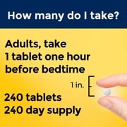 Nature Made Melatonin 3 mg Tablets, 100% Drug Free Sleep Aid for Adults, 240 Count