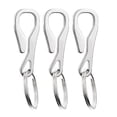 thumbnail image 2 of Here's a polished product description for your item:\n\n \n\n**3pcs Stainless Steel Key Ring Buckles – Durable Carabiner Clips for Outdoor, 2 of 4