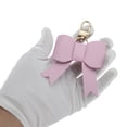 thumbnail image 5 of Unique Bargains 1 Pc Handbag Charms Keychains Bow Bag Accessories Light Purple, 5 of 6