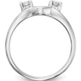 thumbnail image 2 of 14K White Gold Diamond Wrap (Size 7) Made In India rm3069b-025-waa, 2 of 5