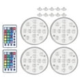 thumbnail image 2 of 4 piezas de luz de piscina luz LED sumergible luces de estanque de control remoto con ventosas para fiesta de fuente de tanque de peces de piscina ANGGREK Otros, 2 of 8