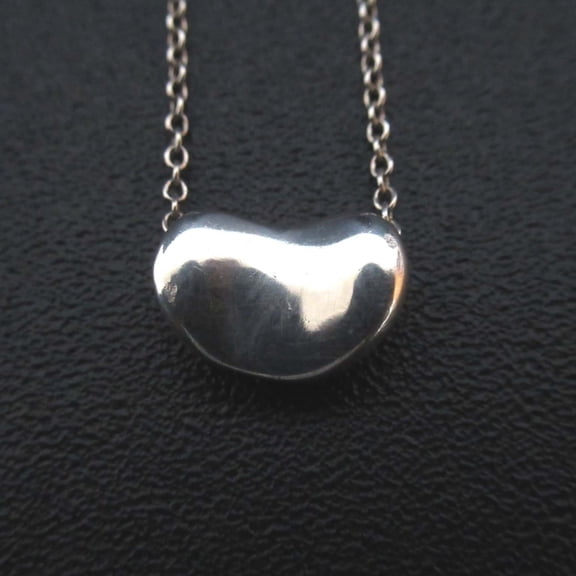 Pre-Owned Tiffany & Co. Elsa Peretti Beans Necklace Pendant 925SV Silver Women's