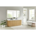 thumbnail image 3 of Altair-14 84" Double Bathroom Vanity in Washed Light Brown with Grain White, 3 of 16