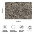 thumbnail image 3 of Black and Tan Leopard Print Bathroom Rugs Mat,Non Slip Microfiber Bathroom Rug,Rubber Backing,Soft Bathroom Mats for Bathroom Floor,Tub and Shower,20x32in(50x80cm), 3 of 5