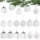 thumbnail image 2 of Adornos de bolas de Navidad blancas, caja de regalo de espuma, colgante de árbol de Navidad, decoración de fiesta en casa de Año Nuevo 2025, suministros de Navidad 2024, 2 of 5