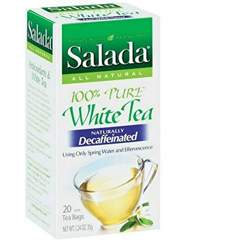 Salada Pure White Tea Naturally Decaffeinated, 2 Pack