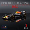 thumbnail image 2 of Bburago 1:43 2022 F1 Red Bull Racing RB18 1 # Verstappen 11 # Perez racing modelo de coche de simulación coche de aleación colección de Juguetes Fivean unisex, 2 of 2