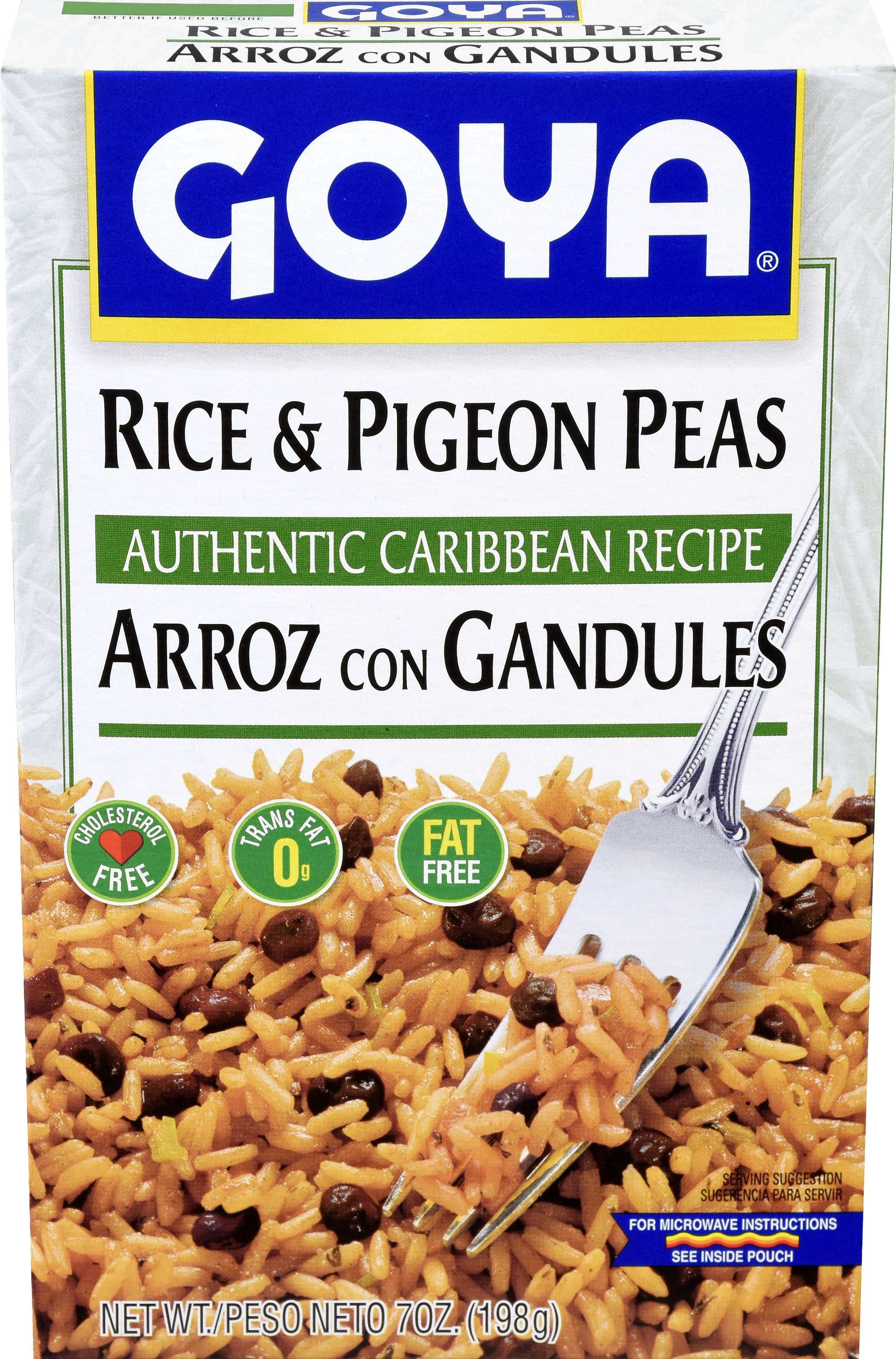 GOYA Rice & Pigeon Peas Authentic Caribbean Recipe 7 oz