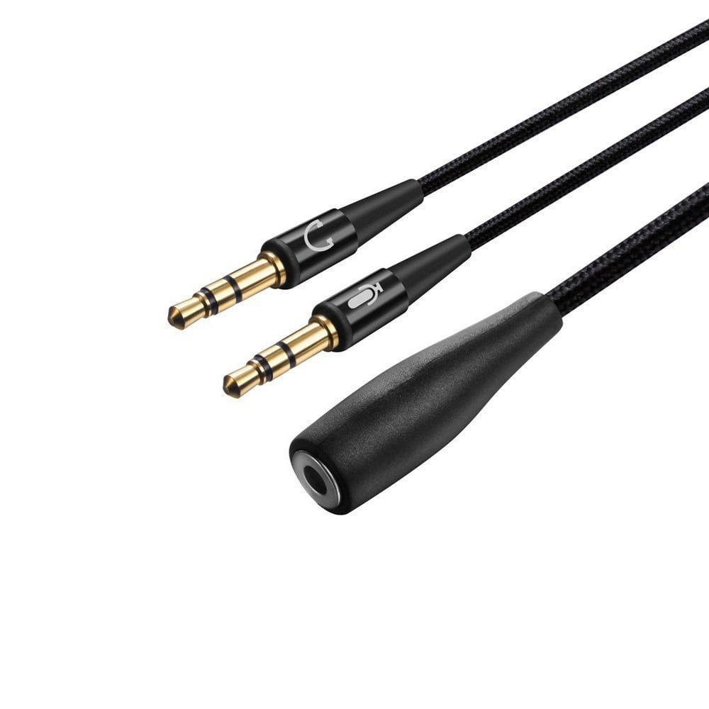 Headphone Splitter for Computer, BAPHILE B3 1/8 In. Earphone Adapter