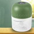 thumbnail image 4 of Mini Wireless Food Chopper - Portable USB Garlic Vegetable Processor, 250ML Capacity, 3 Blades for Dicing, Chopping, Mashing, Ideal for Small Kitchens, Travel, Camping, Green or White, 4 of 8