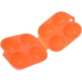 thumbnail image 5 of 2 uds. Hervidor de huevos de 5 agujeros, hervidor de huevos de silicona resistente, bandeja para huevos sin BPA con asas, rejilla para huevos, bandeja para tazas de vapor, utensilios de coci, 5 of 5