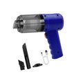 thumbnail image 4 of Aspiradora de mano inalámbrica para coche pequeño, aspiradora compacta multifuncional con accesorios, portátil para ordenador Azul, 4 of 9