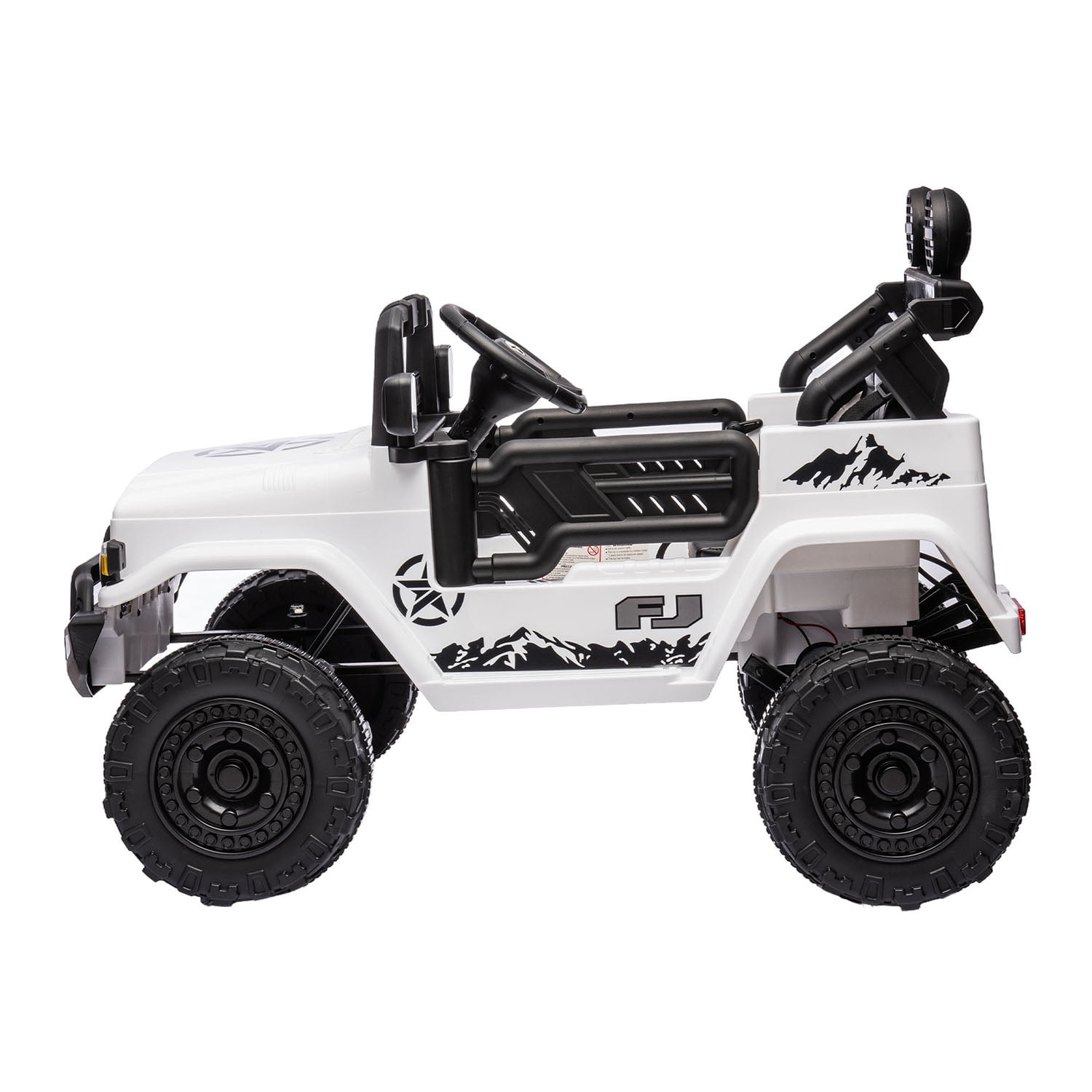 CIPACHO Licensed TOYOTA FJ Cruiser 12V Powered Ride On Car 2.4G with Parents Remote Control, Electric Car for Kids, White CIPACHO Licensed TOYOTA FJ Cruiser 12V Powered Ride On Car 2.4G with Parents Remote Control, Electric Car for Kids, White