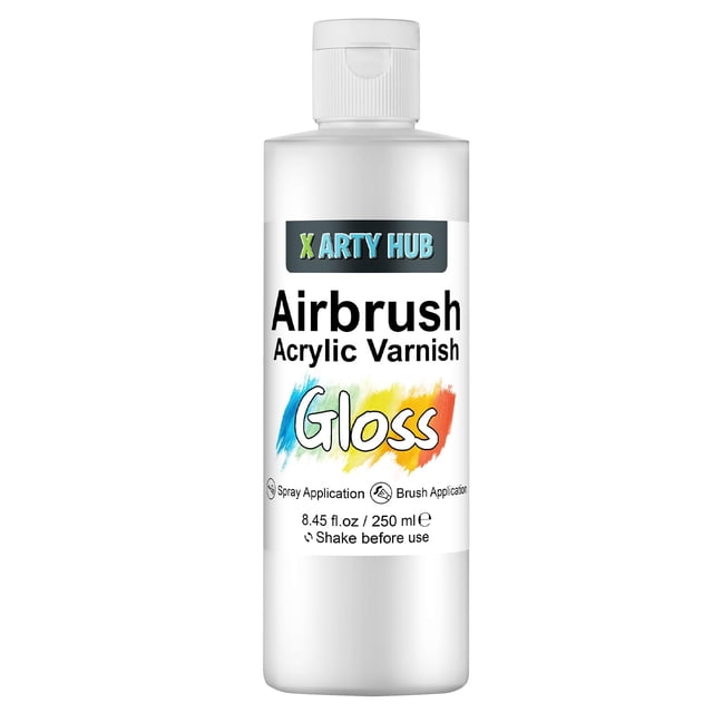 Barniz acrílico X ARTY HUB Gloss, 250 ml, antiamarillento