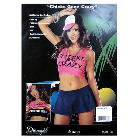 Dreamgirl Womens 'Chicks Gone Crazy' Halloween Costume