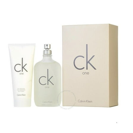 CK One Calvin Klein 6.7 edt spray   6.7 moisturizer Unisex Set NIB