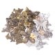 thumbnail image 2 of Colgante de Mariposa Perfecl Vintage de Metal para Manualidades Plata y Bronce, 2 of 7