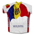 thumbnail image 2 of Moldova Flag Short Sleeve Cycling Jersey  for Women - Size S, 2 of 3