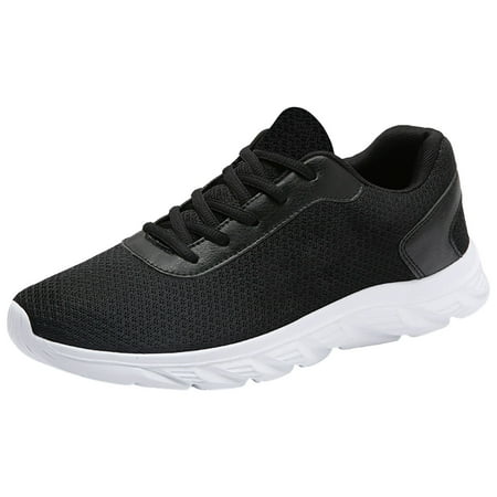 Sngxgn Mens Casual Dress Sneakers Fashion Walking Mesh Shoes Business Work Lightweight Soft Sole(White 10.5)