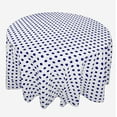 thumbnail image 6 of Cotton Polka Dots Round Tablecloth for Wedding/Bridal Shower, Birthdays, Special Events, 6 of 11