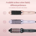 thumbnail image 4 of 1.5 Inch Tourmaline Ionic Hot Brush Hair Curler for Loose Curls, Long Hair Styler, 4 of 13