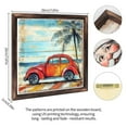 thumbnail image 2 of Retro Car Beach Palm Tree Wooden Sign Wall Plaque - Vintage Art Decoration, Wall Decoration - Ideal Gift For Home Decoration, Living Room, Bathroom, Bedroom, Garden, Dining, Bar, Cafe, Festival Par, 2 of 7