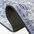 thumbnail image 6 of SAFAVIEH Tucson Paolo Traditional Machine Washable Area Rug, 9' x 12', Navy/Grey, 6 of 9