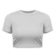 thumbnail image 1 of Camiseta corta sexy sin espalda para mujer, manga corta, ajustada, con lazo en la espalda, 1 of 5