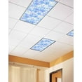thumbnail image 2 of Fluorescent Light Covers for Ceiling Lights 3 Pack, Blue Flowers Magnetic Ceiling Light Covers 2x4ft for Classroom Office School, Watercolor Summer Botanical Floral Overhead Drop Ceiling Light Shade, 2 of 7