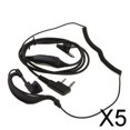 thumbnail image 1 of Auricular de radio de 2 vías Baoblaze con gancho para La oreja 5 piezas, 1 of 8