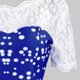 thumbnail image 5 of Moda mujer Feliz Navidad Vintage Santa Claus estampado encaje vestido de fiesta de noche Fridja  qw501, 5 of 5
