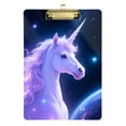 thumbnail image 6 of ALAZA Plastic Clipboard A4 Letter Size Decorative Clipboards for Students Women Men 9" x 12.5" Unicorn-u6, 6 of 6