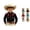 Black, variant on Boys Wild West Cowboy Shirt Cactus Desert Pattern Long Sleeve Collared Button Down Smart Casual Blouse Top