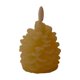thumbnail image 1 of Wartleves Vela de piña navideña, velas LED de piña, velas sin llama de piña navideña, decoración de bellota, vela de piña LED de cera real, funciona con pilas, para decoración navideña de invierno, 1 of 7
