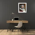 thumbnail image 3 of Tillmon, Avery 15x18 White Modern Wood Framed Museum Art Print Titled - Father Christmas, 3 of 4