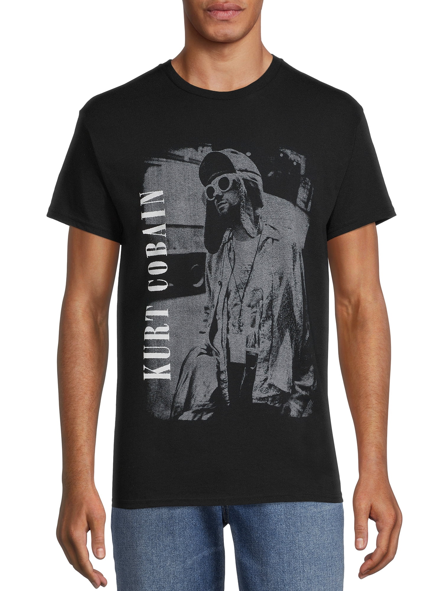 GRUNGE IS DEAD T-SHIRT Mens Kurt Cobain Hi How are you Nirvana As Worn By Adults 