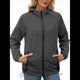 thumbnail image 1 of Chaqueta Impermeable para Mujer, Cortavientos, Impermeable, con Capucha, Plegable y Bolsillos. Gris Oscuro XL, 1 of 9
