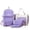 Purple, variant on HJYCHN School Backpack for Girls Large Capacity 4 Piece Set Lightweight Daypack for High Kids Outdoor Travel School Backpacks Black One Size