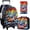 3PCS Car Rolling Backpack, variant on Rolling Backpack for Girls, Kids Roller Wheels School Bookbag with Lunch Bag, Wheeled School Bag for Children - Unicorn