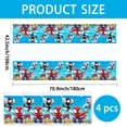 thumbnail image 3 of 4 Pcs For Spidey and His Amazing Friends Themed Birthday Party Decorations 70.9×42.5 Inch Tablecloths Rectangular,Disposable Waterproof Tablecloth for Celebration Parties Supplies, 3 of 5