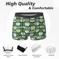 thumbnail image 2 of Men's Boxer Briefs, cute frog cartoon Soft Comfy Mens Underwear Boxer Briefs Breathable With Widen Waist, 2 of 7