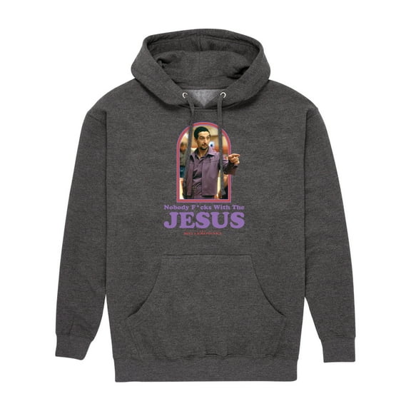 The Big Lebowski - Nobody F*s With Jesus - Men's Pullover Hooded Fleece Sweatshirt
