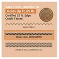 thumbnail image 4 of Corrugated Cardboard Box 9"L x 7"W x 5"H (Pack of 25), Cardboard Boxes Perfect for Moving, Storing, Packing & Shipping, Ideal for Small & Medium Items, Storage, and Mailing 25 Pack, 4 of 6